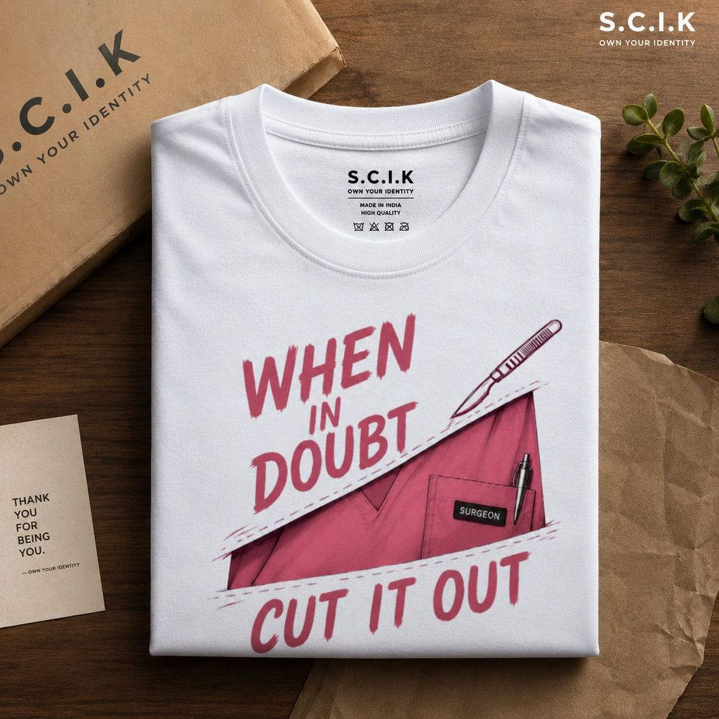 When in Doubt Cut it Out | Unisex Oversized Classic T-Shirt