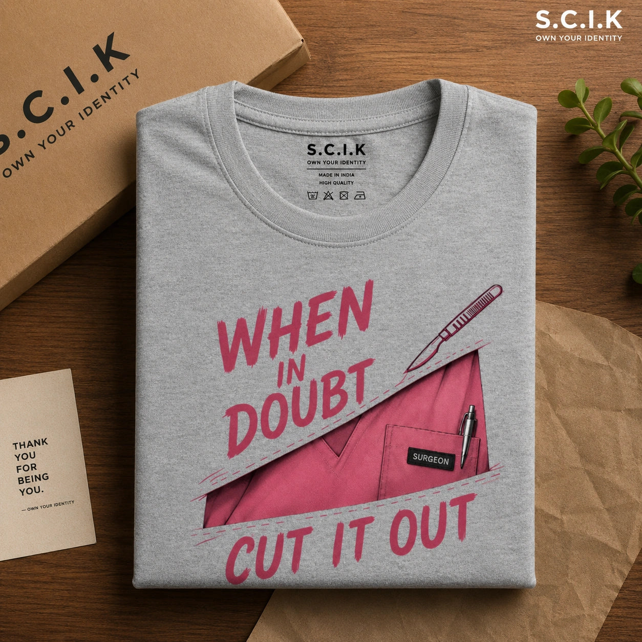 When in Doubt Cut it Out | Unisex Oversized Classic T-Shirt
