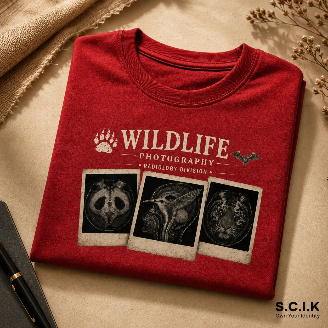 Wildlife photography | Unisex Stretch T-shirt for Radiologists & Medicos
