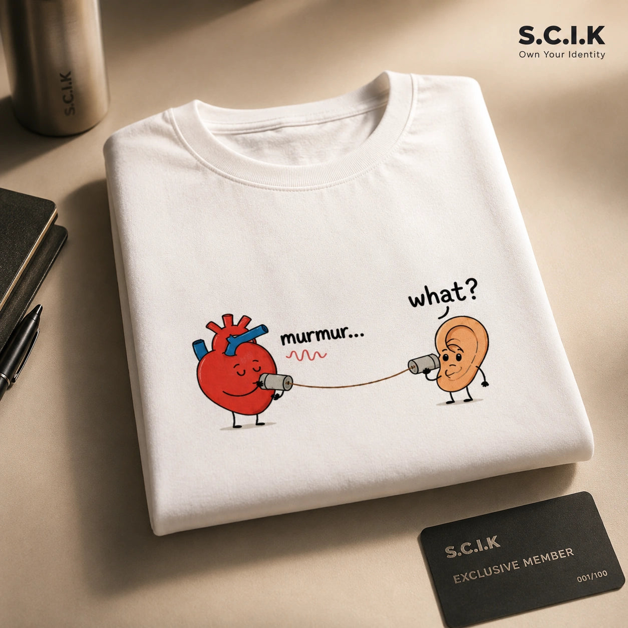 Mid diastolic Murmur | Unisex Stretch T-shirt for Medicos